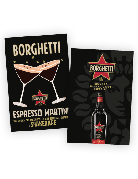 CARTOLINE BORGHETTI ESPRESSO 25 PZ