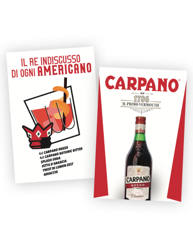 CARTOLINE CARPANO AMERICANO 25 PZ