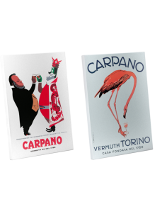 CARPANO POSTER STORICI INTELATI 2 PZ