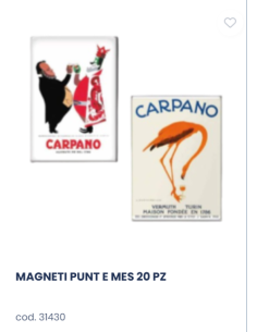 MAGNETI CARPANO 20 PZ