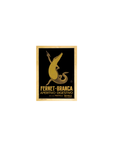QUADRO FERNET-BRANCA ALLIGATORE 90x70 1PZ